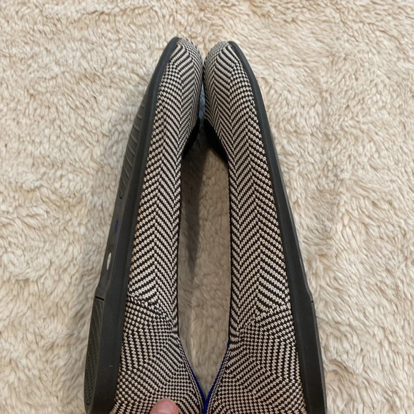 Rothys The Flat Slip On Ballet Shoes size 7 Herringbone - Picture 5 of 10